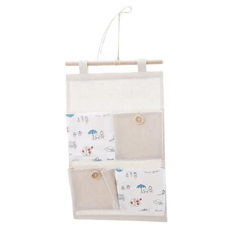 Чехол для хранения с рисунком птичьей клетки 4 отделения|Сумки вещей| |