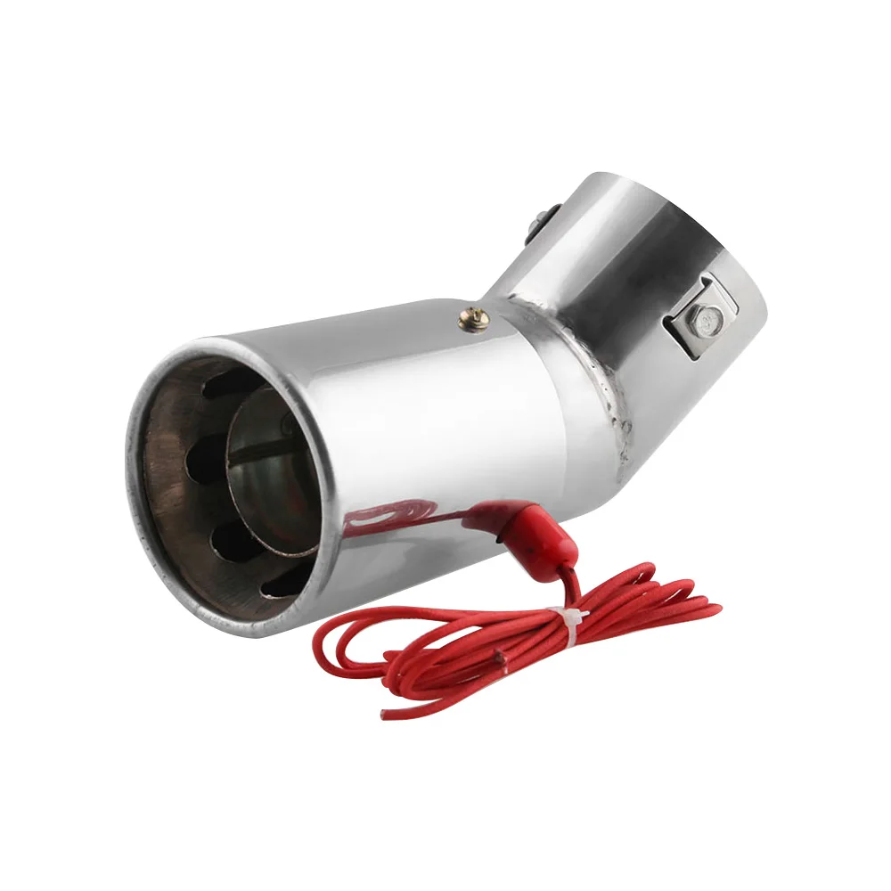 30-60 мм Автомобильный красный светодиодный светильник выхлопная труба из