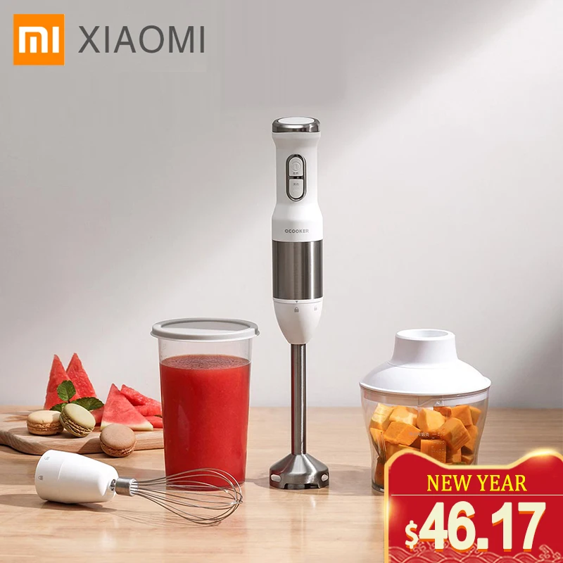 XIAOMI MIJIA QCOOKER CD HB01 ручной блендер электрическая кухонная портативная Миксер для
