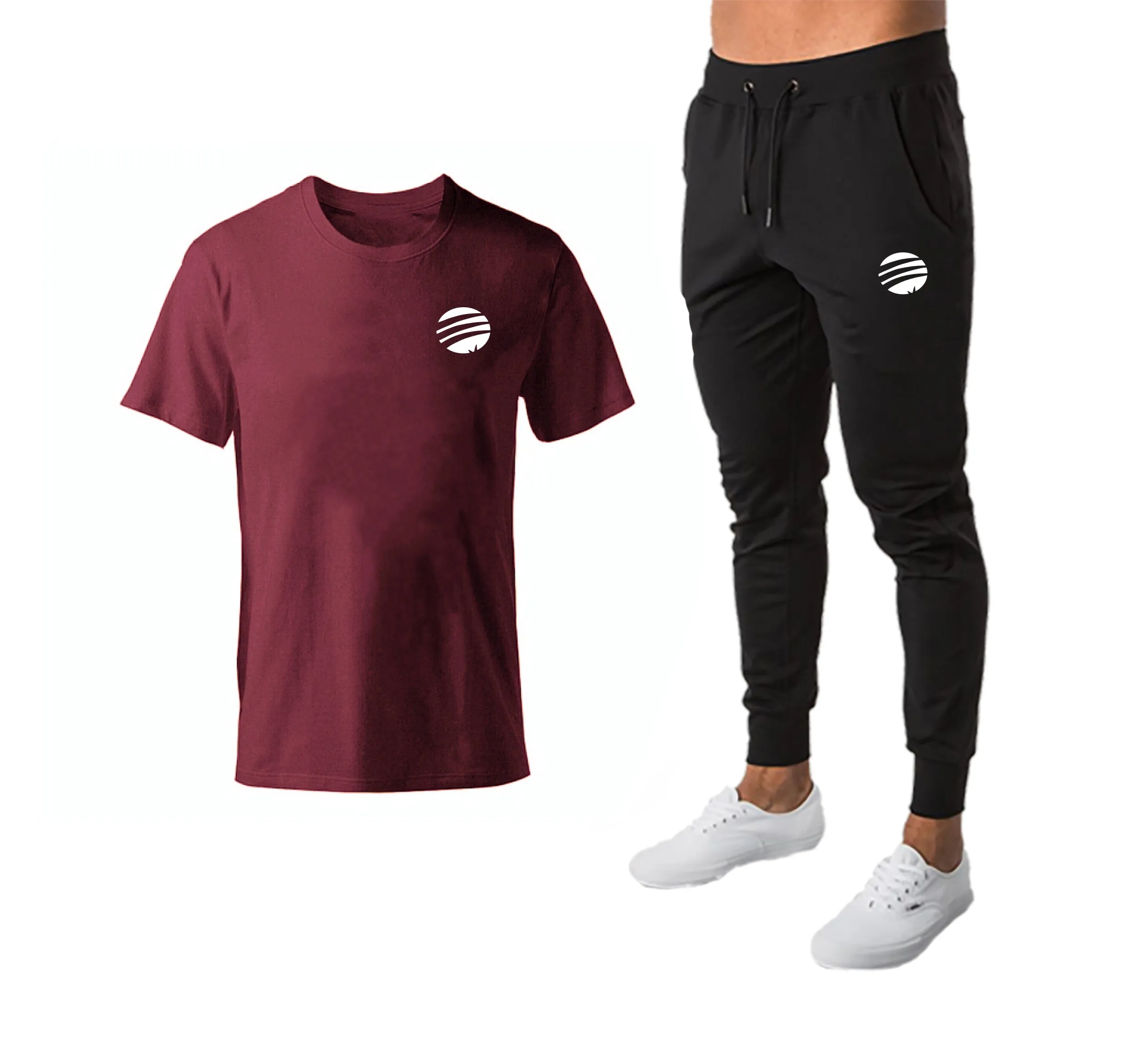 Распродажа летняя новинка футболка для мужчин повседневные Костюмы Мужская