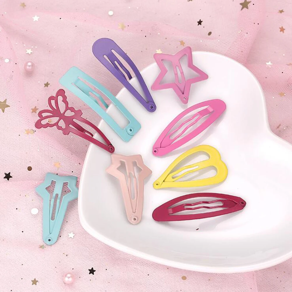 6 шт. заколки для волос карамельных цветов из сплава |