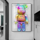 Декоративная картина кукла Улица Сезам, простой мультяшный настенный Рисунок, огромная фотокартина для гостиной