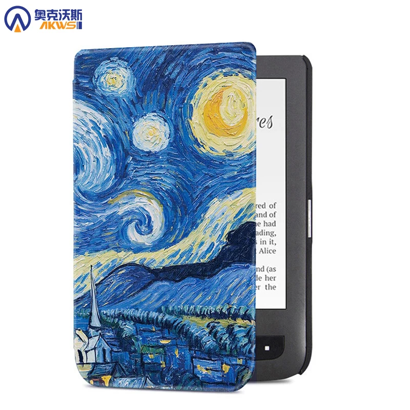 Защитный чехол для Pocketbook 614/624/626 роскошный из искусственной кожи электронной