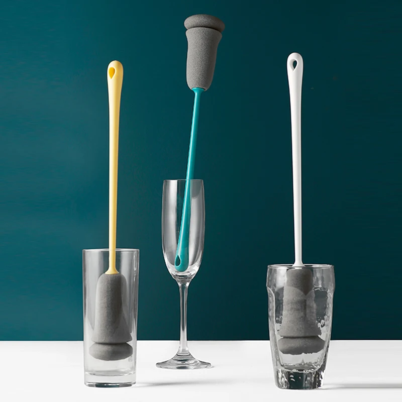 Кухонный инструмент для чистки губка щетка 34 см с длинной ручкой удлинения