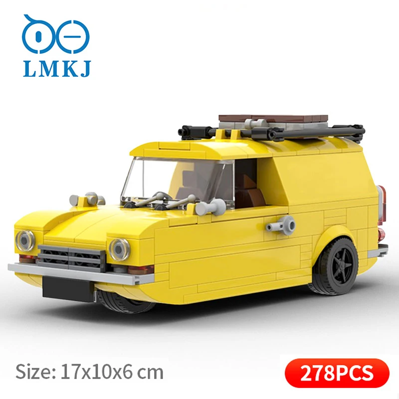 

Famous Car in TV Only Fools And Horses Building Blocks Stunt Vehicle Model Kids DIY Bricks Assembly Toys For Children Xmas Gifts