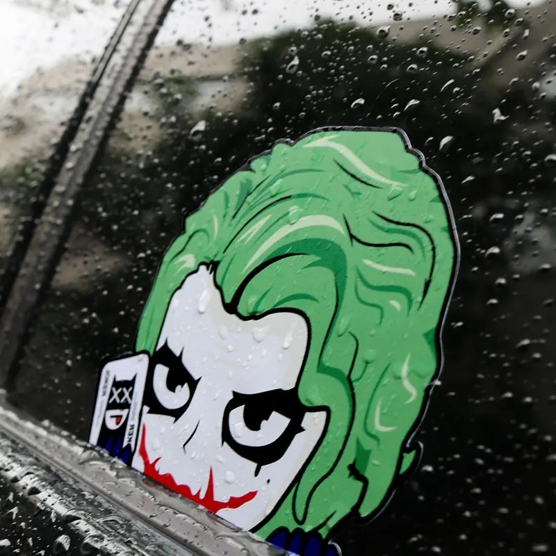

Joker Why So Serious Car Auto Vinyl Clown Decal Car Sticker Pillar C Blood Laptop Automobile Window Decor Car Styling JDM