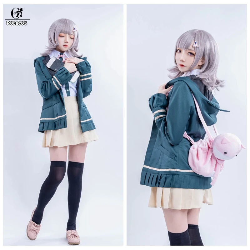 Женский костюм для косплея ROLECOS Danganronpa косплей-костюм из аниме данганронпа Нанами