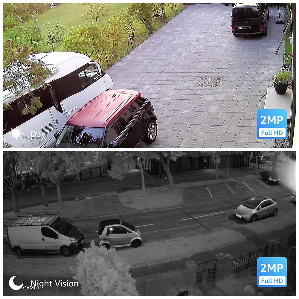 H. View 16CH система видеонаблюдения 16 1080P уличная камера безопасности 16CH CCTV DVR комплект видеонаблюдения iPhone Android Удаленный просмотр