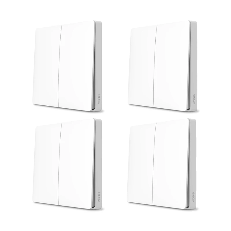 4 Double rocker Xiaomi Aqara умный дом беспроводной переключатель умный светильник управление ZigBee пульт дистанционного управления со смартфона Xiaomi APP - Цвет: 4 Double rocker