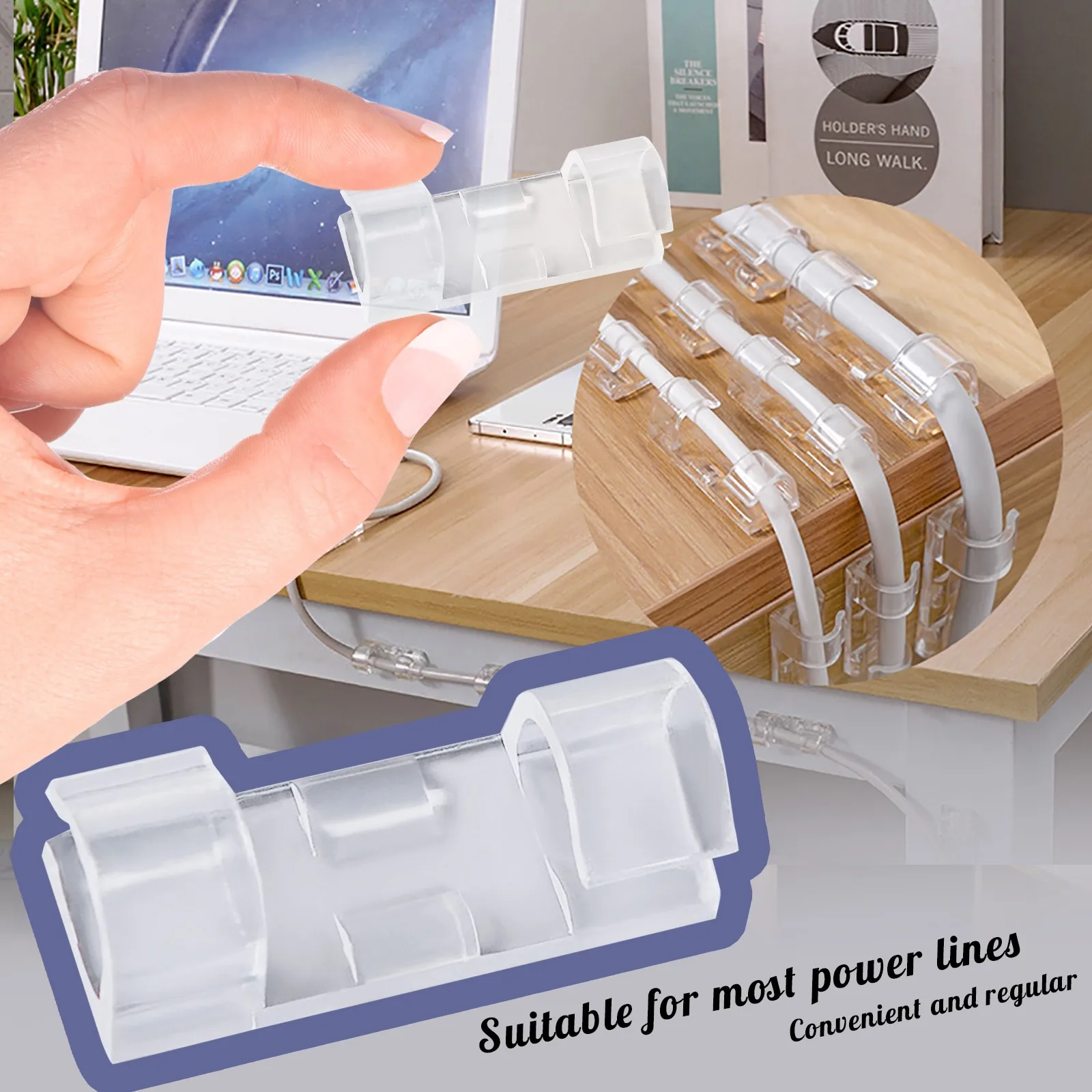 Desktop Manager The Metope Of Wire And Cable Clamp Viscose Fixed 20pcs Mini Usb Charging Data Line Bobbin Winder | Дом и сад