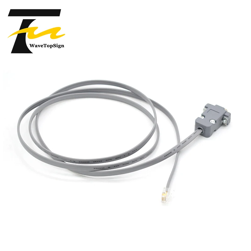 Прозрачная головка WaveTopSign RJ11 6P6C для последовательного порта RS232 гнездовой