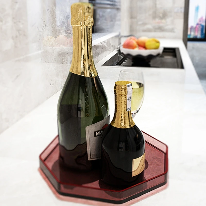 

N58F Octagon Storage Tray Epoxy Resin Mold Dish Plate Crafts Casting Silicone Mould