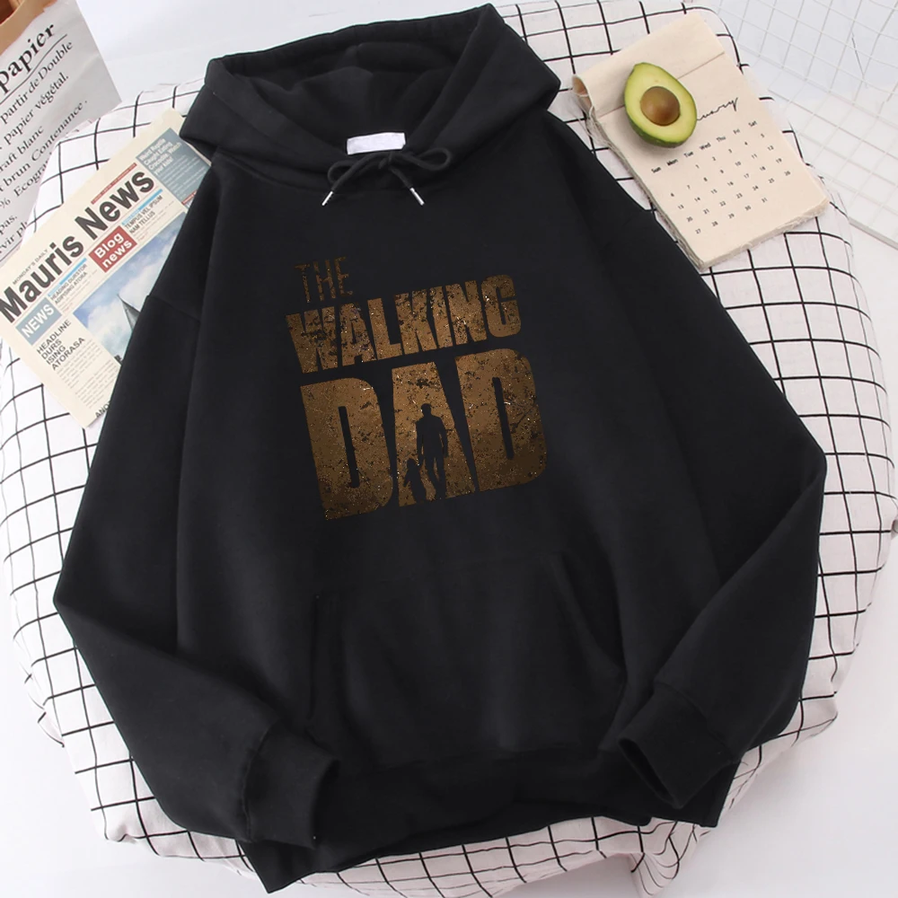 

Hot Sale Fleece Autumn Sportwear The Walking Dad Printing Mens Hoody Comfortable Winter Men'S Hooded Oversized Winter Sweatshirt