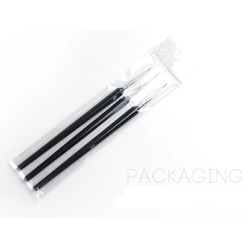 3 шт. Профессиональный гель для ногтей резьба ручка нажмите с силой так набор