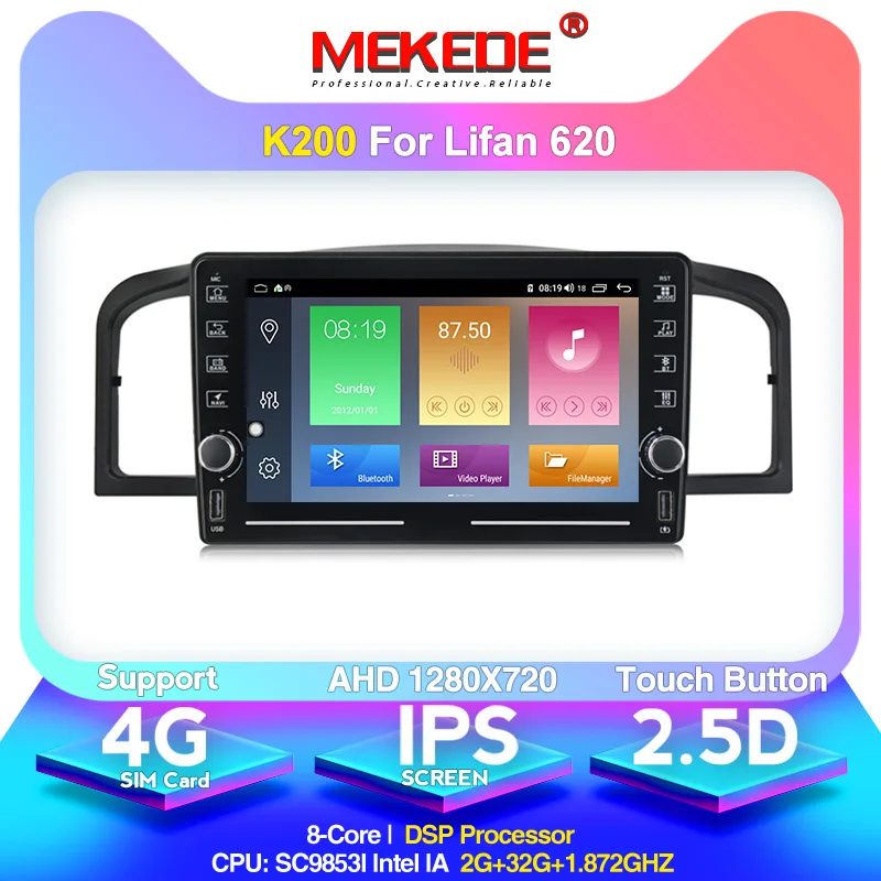 Автомобильный мультимедийный DVD-плеер MEKEDE K400 Android 10 0 поддержка сплит-экрана 620 HD GPS
