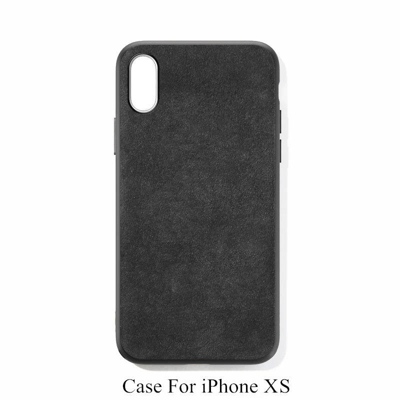 For iPhone XS Чехол для iPhone 6, 6s, 7, 8 Plus, X, Xs Max, Итальянская замша, как тканевый чехол, пуховый чехол s, Премиум Защита, для 11 Pro Max, Роскошный чехол - Цвет: For iPhone XS