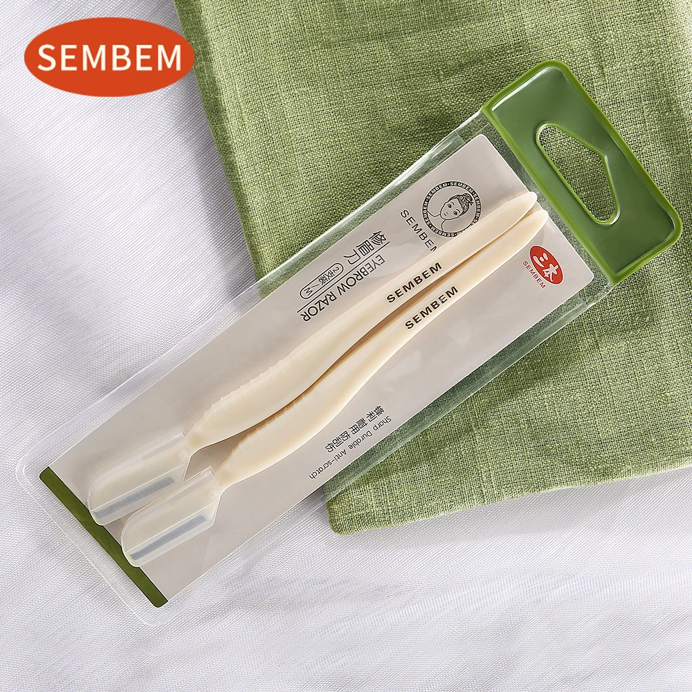 SEMBEM триммер для бровей 2 шт. профессиональная Женская бритва макияжа Безопасный