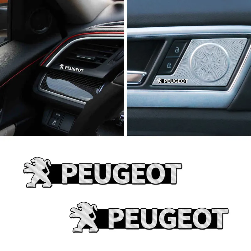 2/4 шт. декоративные мини-наклейки для Peugeot GT 307 206 308 407 207 3008 208 4008 | Автомобили и
