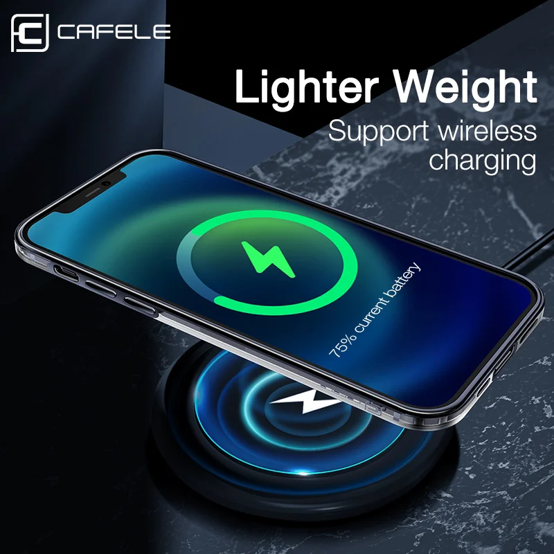 Оригинальный чехол Cafele для телефона iPhone 12 pro Mini матовые мягкие силиконовые чехлы