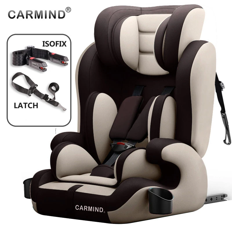 Portable Children Car Seat Lightweight Baby Safety Seat Isofix Latch Interface Infant Sitting Chair Kids Car Seat for 1~12 Y