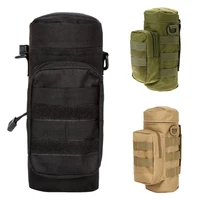 molle nylon edc tactical water bottle pouch water repellent zipper military pack bag for hunting travel climbing hiking