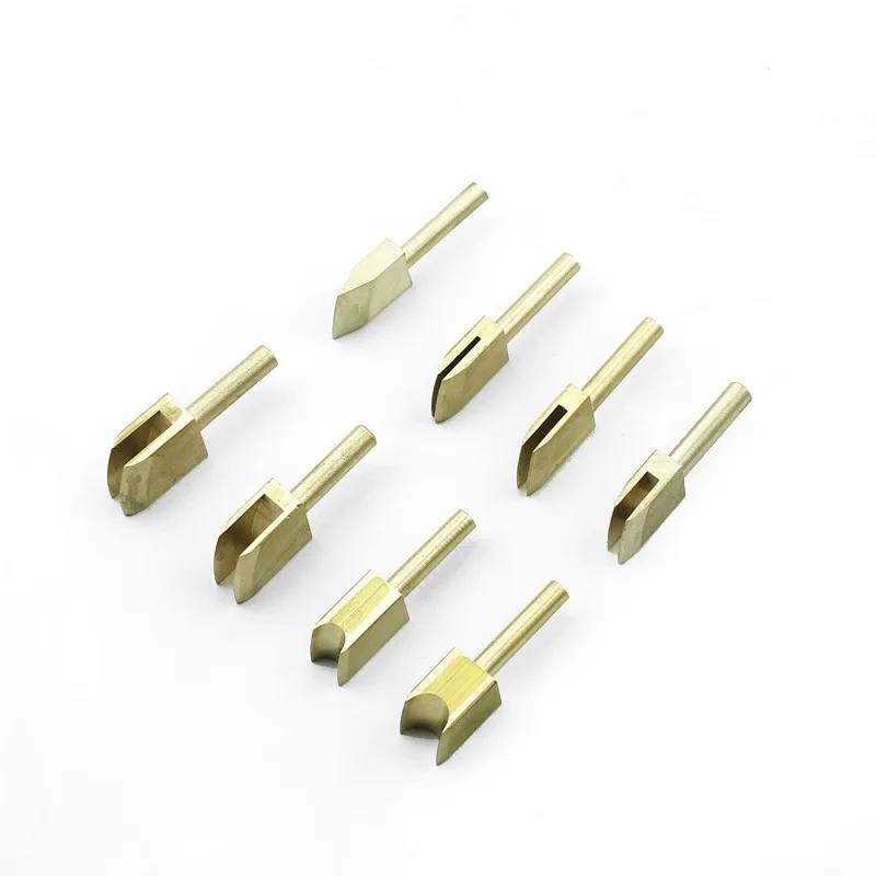 11pcs Leather Tool Thermal Electric Pressure Sealing Side Machine Tools Head Plug-in Iron Set | Инструменты