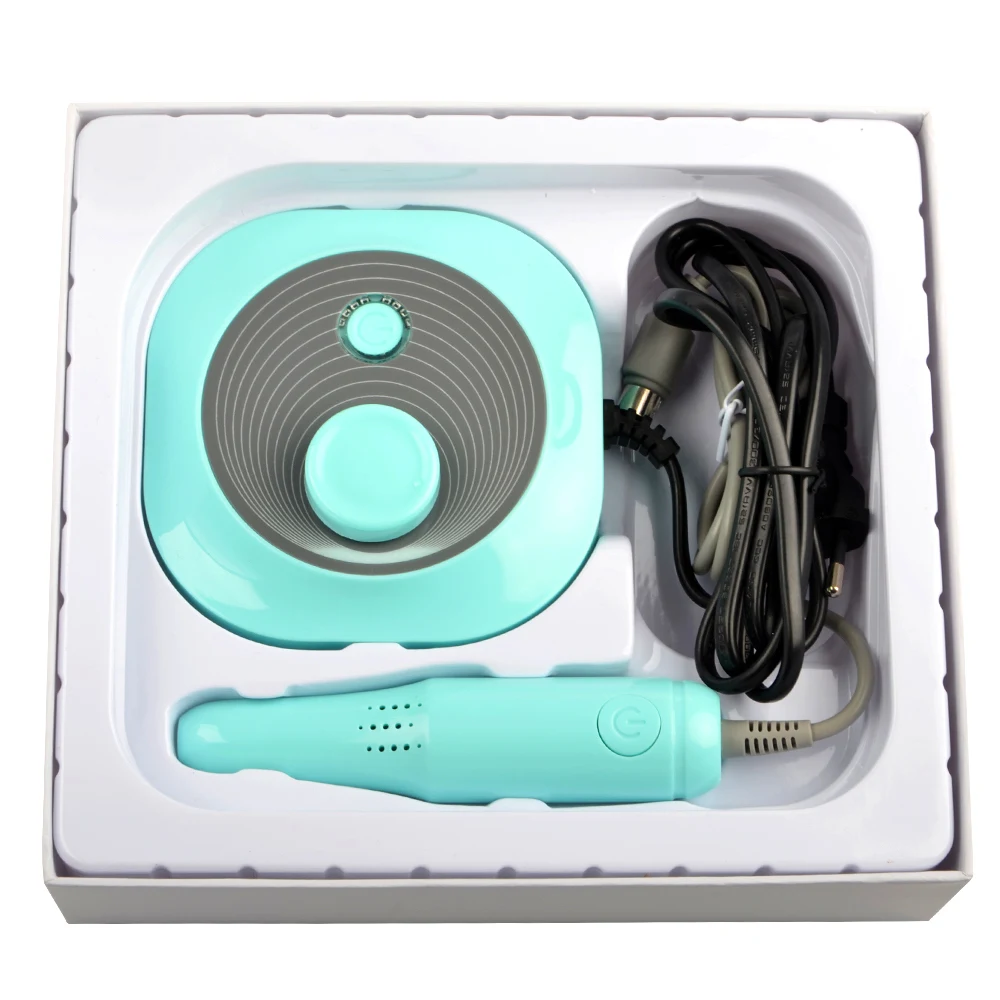 

35000RPM 24W Nail Sander Electric Nail Drill Machine Mill Cutter Sets for Manicure Pedicure Low Weight Electric Nail File Tools