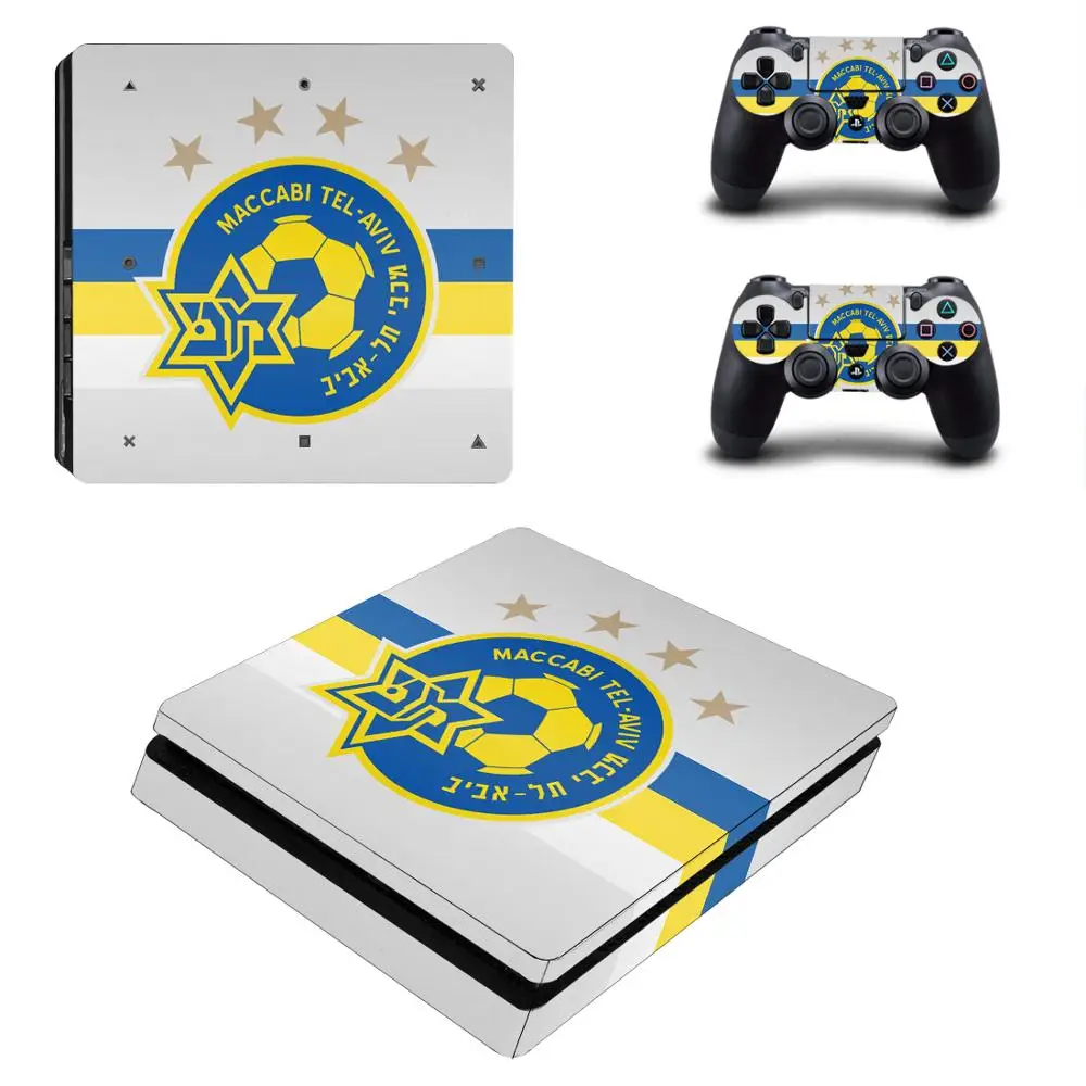 Стикер Maccabi для тонкой кожи Виниловая наклейка консоли Sony Playstation 4 и контроллеров