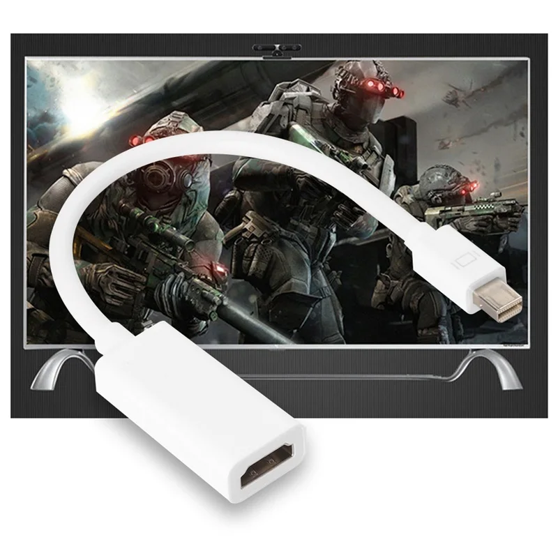 Mini Display Port HDMI адаптер DP к конвертер кабель дисплей 4K * 2K|Кабели VGA| |