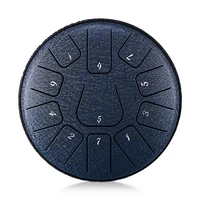 6 inch 11 tone steel tongue drum mini hand pan drums with drumsticks percussion musical instruments for yoga meditation zazen