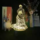 Декор на день рождения, 3D лампа в стиле Гарри Эдварда, певец, сенсорный датчик, ночник для гостиной, будильник, базосветильник светильник, Прямая поставка