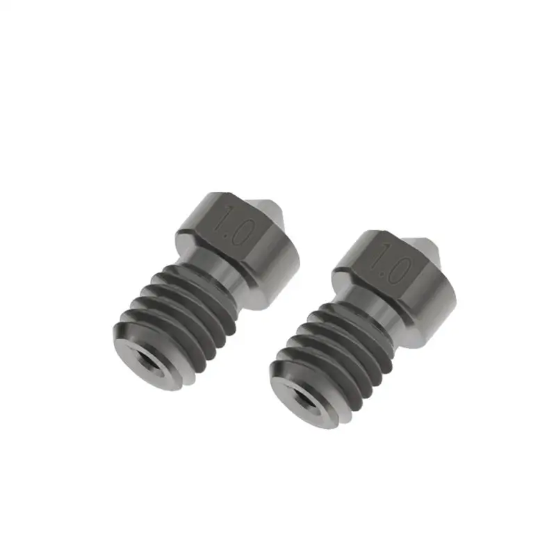 Tigh Quality Hardened Steel V6 Nozzles For High Temperature 3D Printing PEI PEEK Carbon Fiber Filament E3D Titan Aero Hotend | Компьютеры