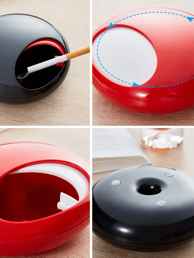 

Nordic Home And Office Smoking Accessories Creative Anti-Flying Ashtray Portable Decorative Cigar Ashtray Outdoor Holder