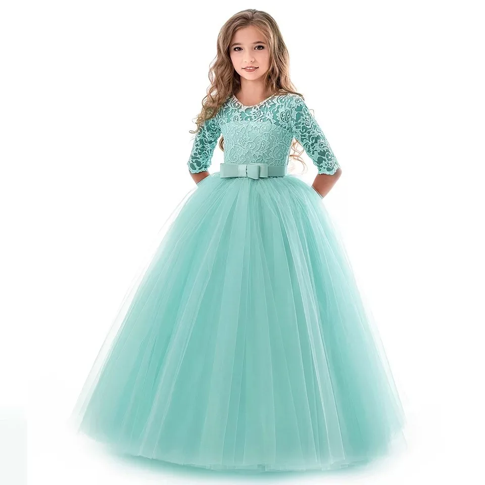 Children Princess Girls Party Wear Kids Christmas Dress Girl's Birthday Baby Girl Wedding Banquet Clothes 3-14 years | Детская