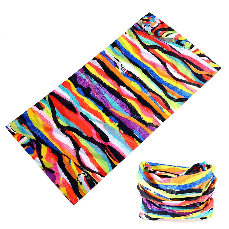 

10 шт./лот Многофункциональный шейный шарф бандана для рыбалки велоспорта трубчатые повязки на голову спортивная велосипедная маска для лица