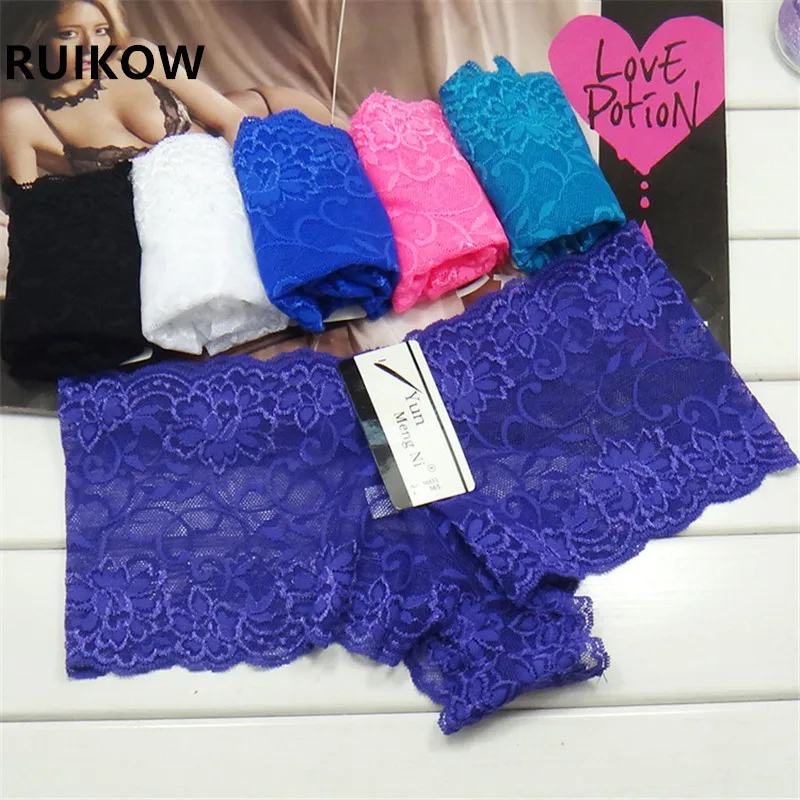 

RUIKOW новые сексуальные кружевные женские трусики прозрачные с вырезами 6 шт./лот нейлоновое дышащее нижнее белье для молодых девушек стринги...