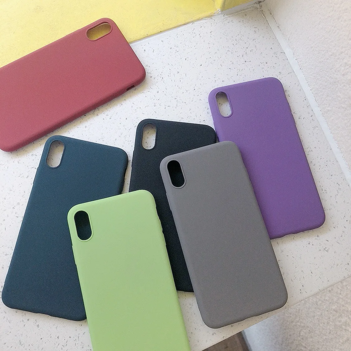 Песчаник матовый Силиконовый чехол для Samsung Galaxy S8 S9 S10 Plus Note 10 8 9 S10E A10 A20 A30 A40 A50 A70 A80 матовый чехол Funda