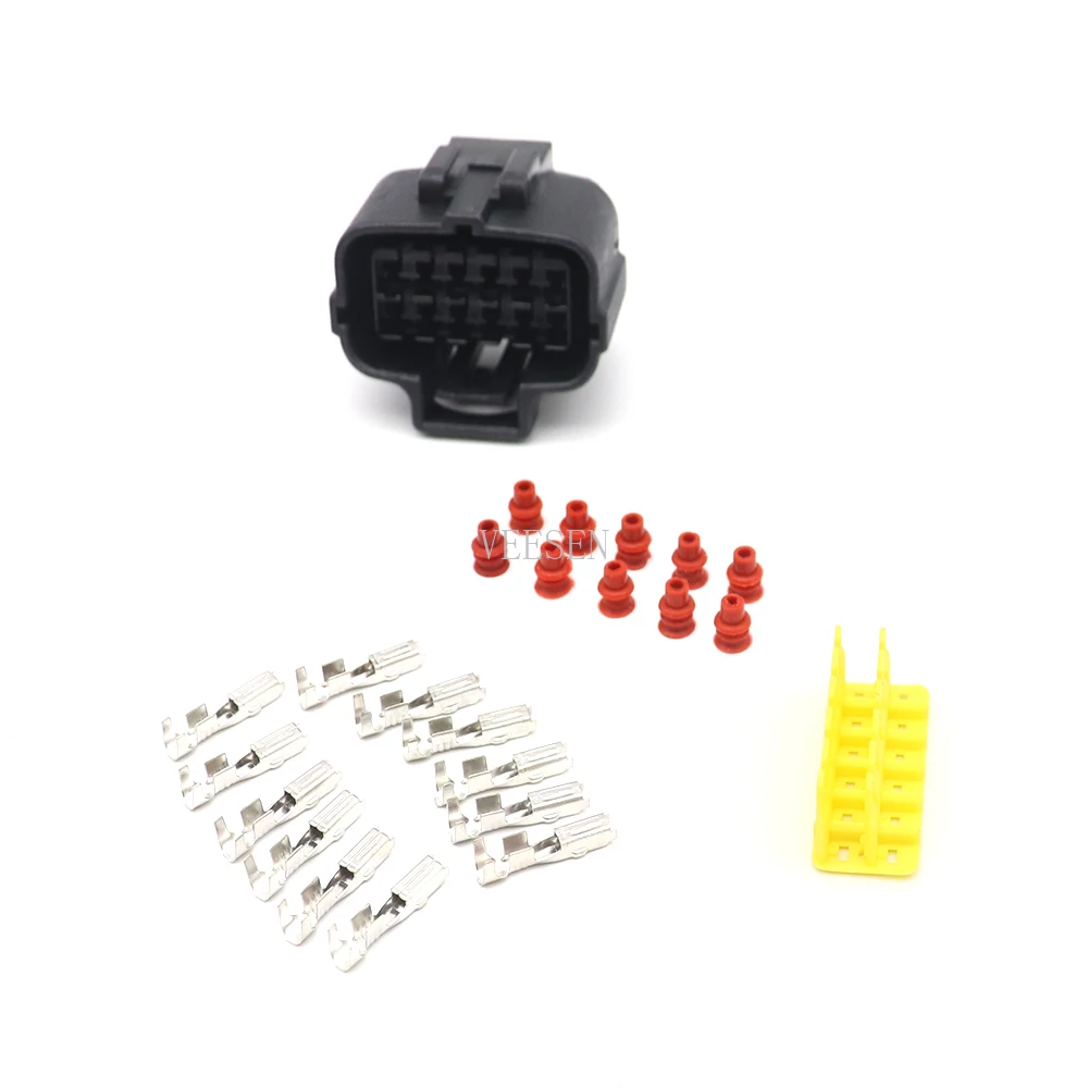 12Pin женский разъем лампы Авто опломбированный Электрический автомобильный