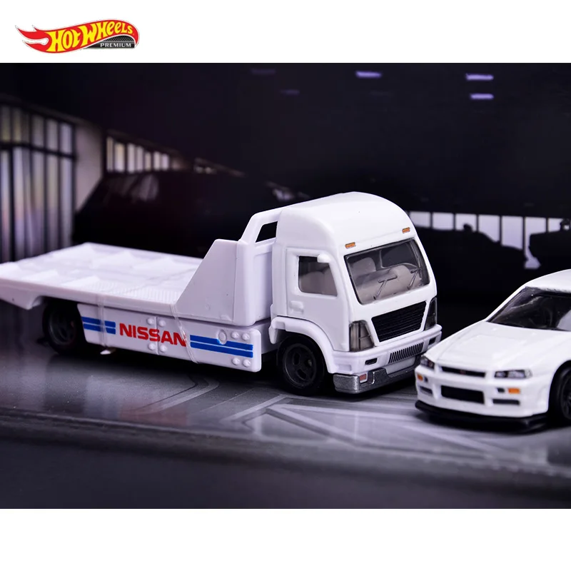 Автомобили Hot Wheels NISSAN GT-R BNR32 BCNR33 BNR34 Retio Rig 1:64 коллекционные наездники литая машина
