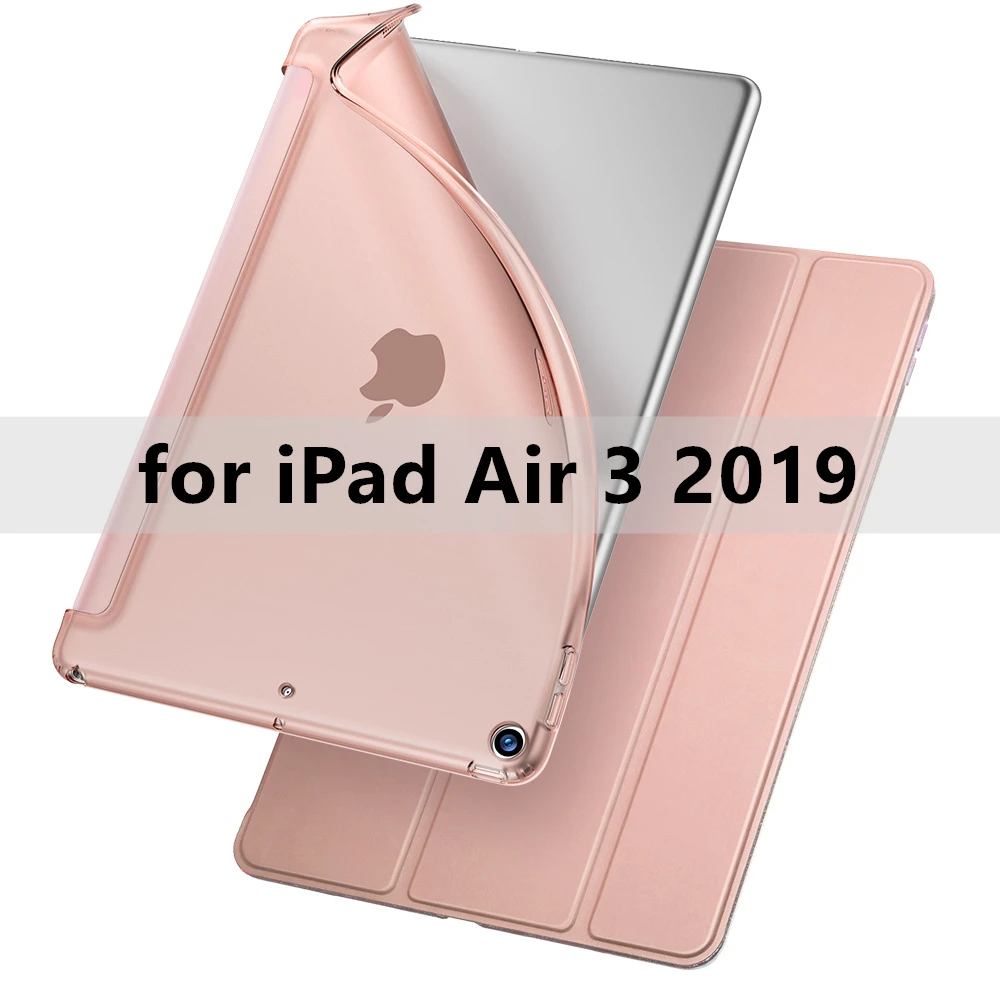 Rose Gold Air 3 ESR чехол для iPad mini 5 Air 3 Air3 ультра тонкий кожаный резиновый, мягкий, из ТПУ чехол на магните для iPad 7 7th Gen 10,2 синий - Цвет: Rose Gold Air 3