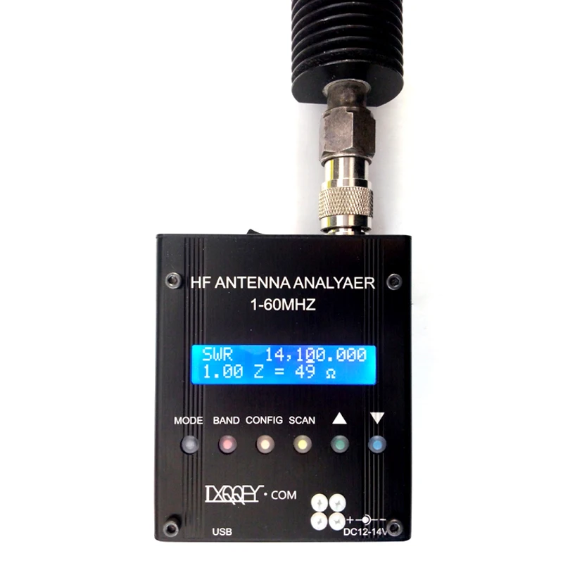 

MR300 Digital Shortwave Antenna Analyzer Meter Tester 1-60M For Ham Radio High Precision Meter Antenna Analyzer Tester