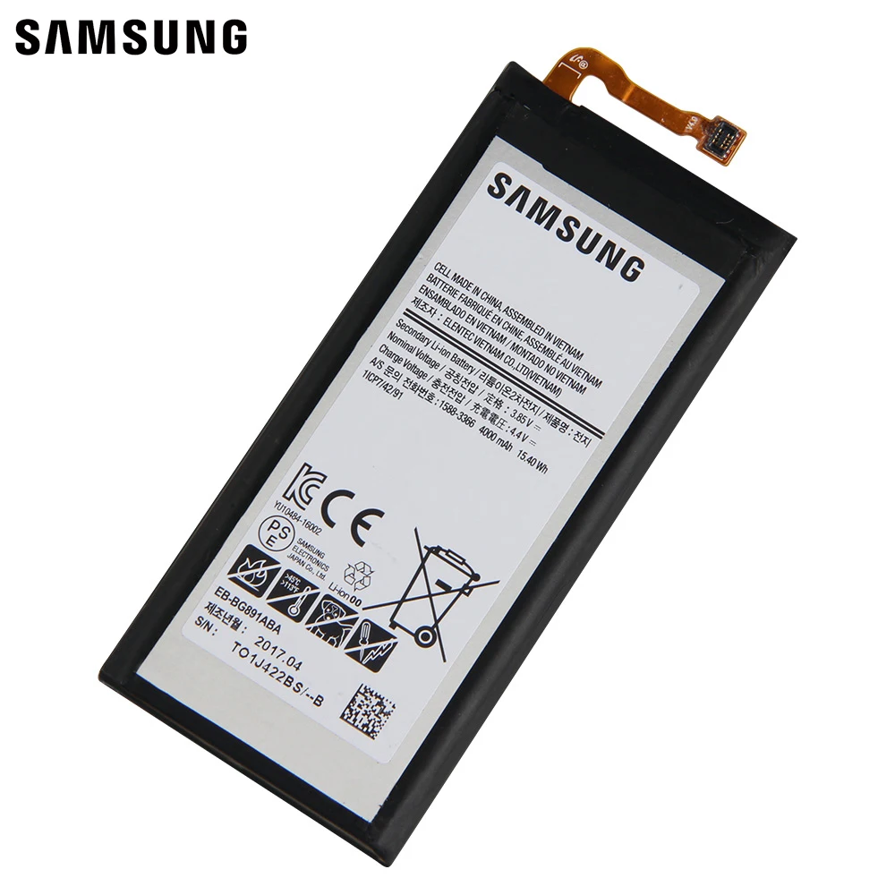 Оригинальный сменный аккумулятор Samsung EB BG891ABA для Galaxy S7 Active Authentic Phone Battery 4000