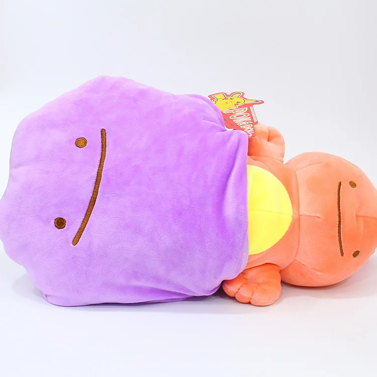 25cmplush Snorlax Metamon Ditto Бульбазавр, чармандер Squirtle Lapras Magikarp Dragonite Милая Двусторонняя Подушка Рождественский подарок