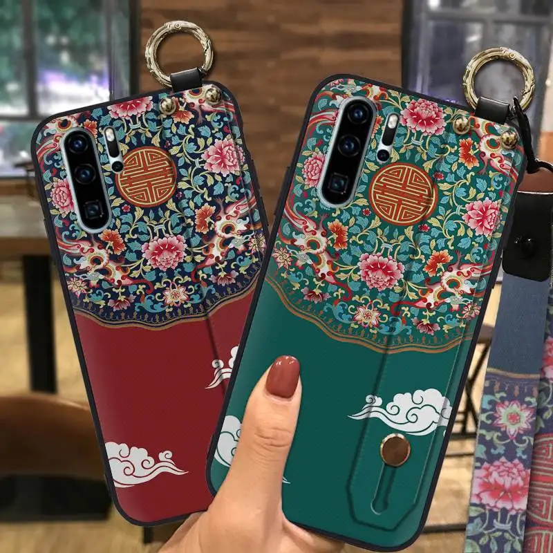 Противоударный чехол для телефона в китайском стиле Huawei P30 Pro силиконовый