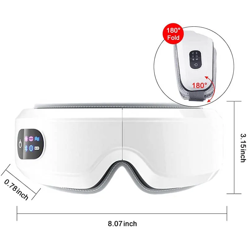 売却 目加熱リリーフ眼精疲労ドライアイと睡眠を改善振動bluetooth音楽usb充電式ポータブル