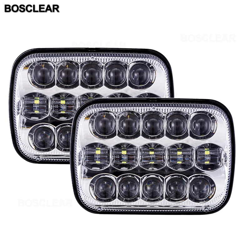 2X7X6 5X7 дюймов светодиодный налобный фонарь для Jeep Wrangler YJ Cherokee XJ аксессуары GMC Savana 1500 2500 3500 GMC Safari Ford F550 F350 F250 E150 Club Wagon E-350 ecoline для Chevrolet Express 3500 1500 Astro для Nissan 240SX