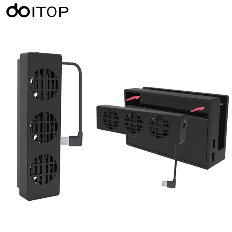 DOITOP ДЛЯ NS переключатель дока охлаждающая подставка с вентилятором База три