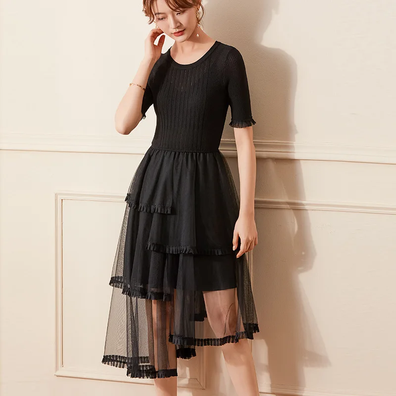 Женское платье макси в стиле бохо длинное вечернее для подружки невесты черного