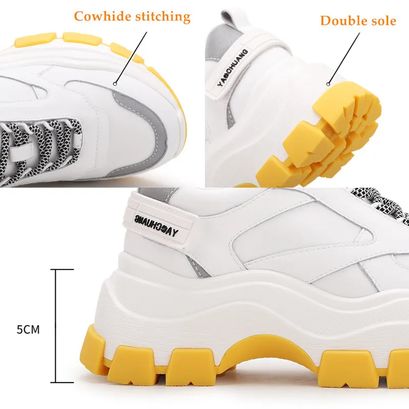 2020 сезон осень-зима Новинка Повседневная женская обувь на резиновой подошве из