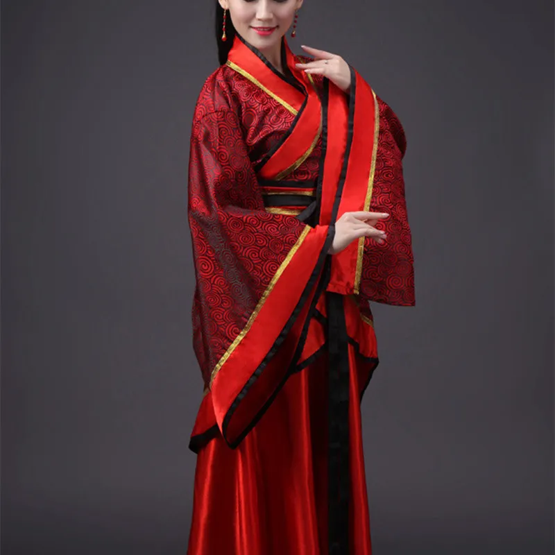 Traditional Women Red Hanfu Tang Dynasty Dresses Costume Cosplay Princess Chinese Dress Clothing Modern Hanbok Robe Chinoise 3XL |